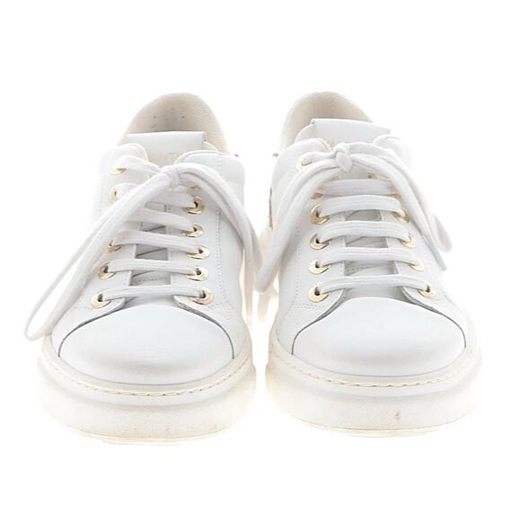 Valentino Sneaker Men 7.5 Women 9.5 White Leather Made In Italy Low Top Designer main image 5